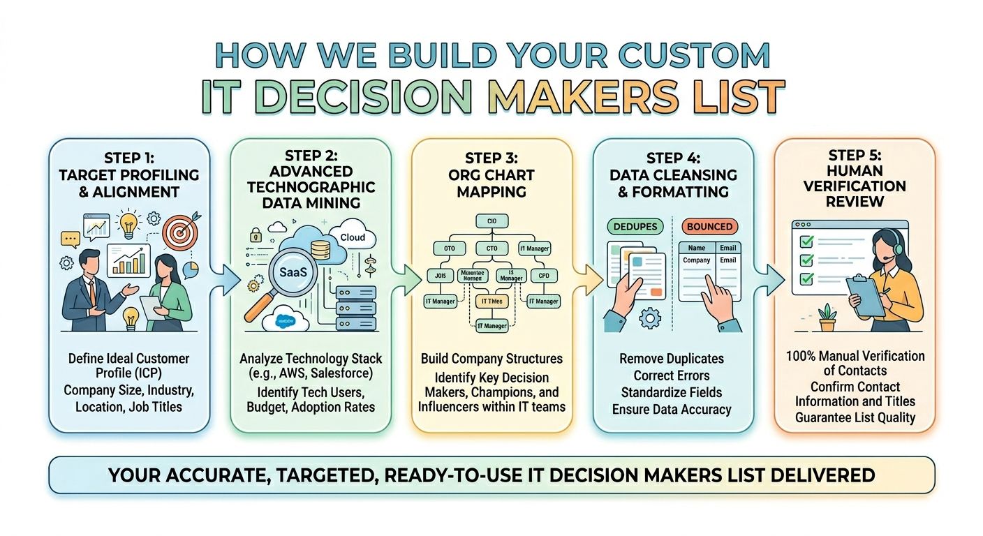 custom IT decision makers list